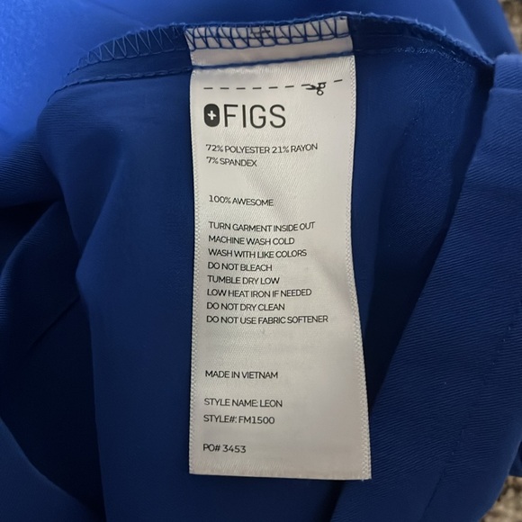 Figs (Men, Winning Blue, Med, Top) - Picture 4 of 4